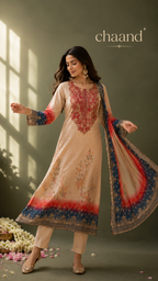 Gulnaar Chinon  Mirror Work Suit Set