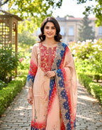 Gulnaar Chinon  Mirror Work Suit Set