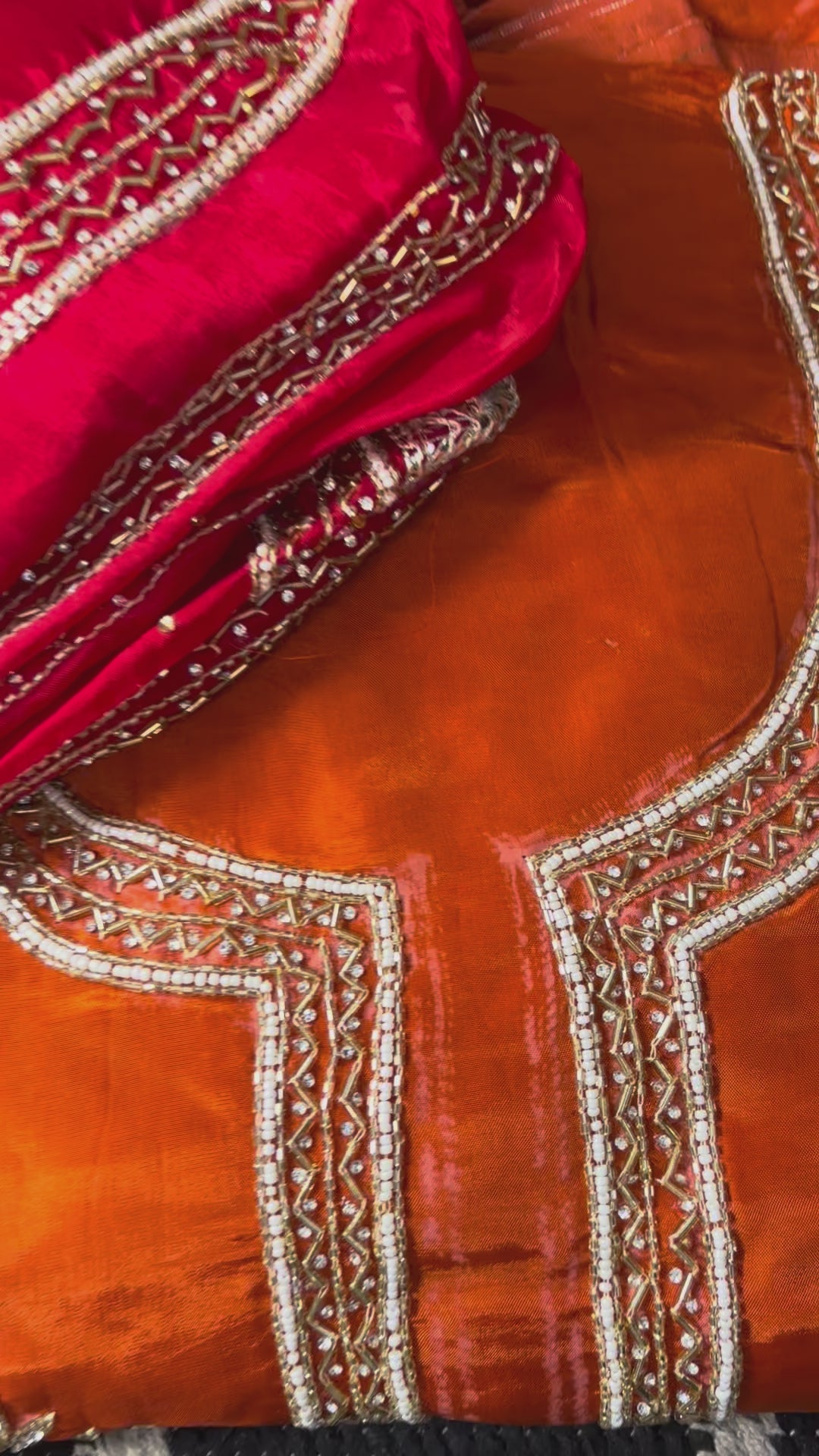 3 piece Uppada Silk Unstitched Suit
