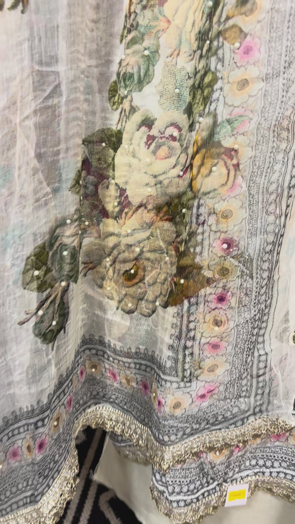 Moonlit Bloom Embellished Unstitched Suit Set