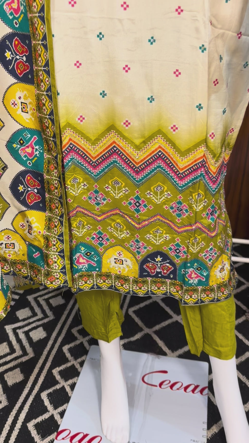 Row Silk 3 Piece Suit Set